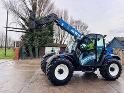 NEW HOLLAND LM742 4WD TELEHANDLER *AG-SPEC, ONLY 4441 HOURS* C/W TINES *VIDEO*