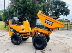 THWAITES 1TONN HIGH TIP DUMPER *YEAR 2019* C/W ROLE BAR *VIDEO*