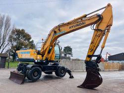 HYUNDAI 200W-7A 4WD WHEELED EXCAVATOR *ROAD REGISTERED* C/W QUICK HITCH *VIDEO*