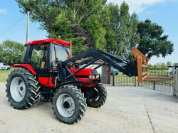 CASE 885XL 4WD TRACTOR C/W FRONT LOADER & MUCK FORK *VIDEO*