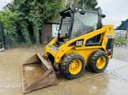 CATERPILLAR 216 SKIDSTEER *4246 HOURS* C/W BUCKET *VIDEO*