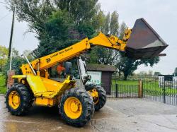 JCB 525-58 4WD TELEHANDLER *AG-SPEC* C/W BUCKET, PALLET TINES & TINE EXTENSIONS *VIDEO*