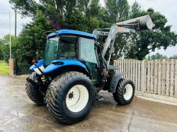 NEW HOLLAND TD90D 4WD TRACTOR *3858 HOURS* C/W MAILEUX MX75U LOADER *LOADER*