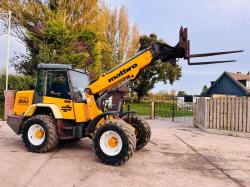 MATBRO TR200 4WD TELEHANDLER C/W PIN AND CONE HEAD STOCK & PALLET TINES 