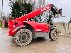 MANITOU MT 835 *C/W PALLET TINES *YEAR 2013*6650 HOURS*SOLID TYRES