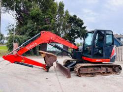 KUBOTA KX183-3 TRACKED EXCAVATOR *ZERO SWING, YEAR 2014* C/W BUCKET *VIDEO*