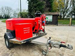 THERMAC PORTABLE SAND BLASTER *YEAR 2010* C/W INGERSOL RAND COMPRESSOR