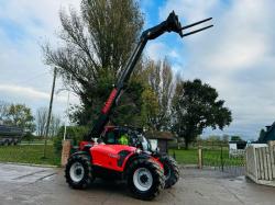 MANITOU MLT635-140+ 4WD TELEHANDLER *YEAR 2019, AG-SPEC* C/W PICK UP HITCH *VIDEO*