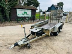 KNOTT TWIN AXLE PLANT TRAILER C/W LOADING RAMP *SPARES & REPAIRS*