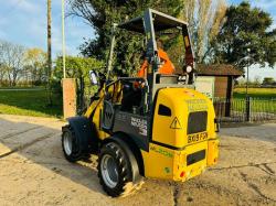 WACKER NEUSON WL20E 4WD ELECTRIC LOADING SHOVEL *YEAR 2017* C/W PALLET TINES 