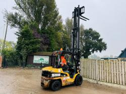 CATERPILLAR 35 DIESEL FORKLIFT C/W THREE STAGE MAST *VIDEO*