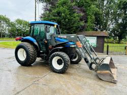 NEW HOLLAND TD90D 4WD TRACTOR *3858 HOURS* C/W MAILEUX MX75U LOADER *LOADER*