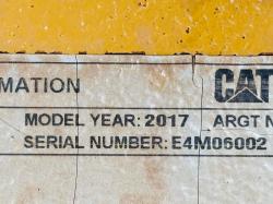 CATERPILLAR C4.1 110KVA GENERATOR *YEAR 2017*