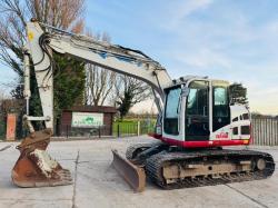 TAKEUCHI TB2150R EXCAVATOR *YEAR 2018, 5851 HOURS* C/W BLADE & PIPPED FOR GRAB