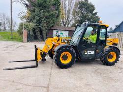 JCB 525-60 4WD TELEHANDLER *YEAR 2017, 3416 HOURS* C/W PALLET TINES *VIDEO*