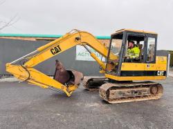 CAT E70B TRACKED EXCAVATOR *C/W 2 BUCKETS AND QUICK HITCH*VIDEO*