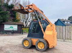 CASE 410 SKIDSTEER *912 HOURS, 1 OWNER FROM NEW* C/W SWEEPER, PLOW, BUCKET *VIDEO*