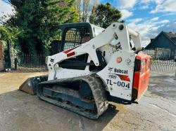 BOBCAT T650 TRACKED SKIDSTEER HIGH LIFT *YEAR 2017, 4838 HOURS* C/W BUCKET *VIDEO*