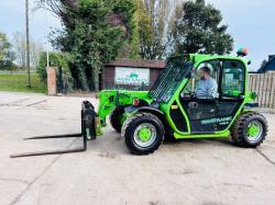 MERLO P25.6 TURBO TELEHANDLER *YEAR 2017, ONLY 2249 HOURS* C/W PALLET TINES *VIDEO*