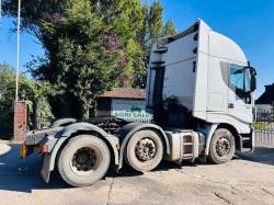 IVECO  ECOSTRALLIS 460ES 6X2 TRACTOR UNIT *YEAR 2014, IN TEST* C/W MID LIFT *VIDEO*