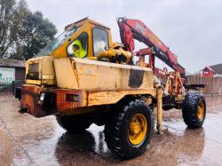 4WD UTILITY VEHICLE C/W HIAB CRANE & SPEC LIFT *VIDEOS*