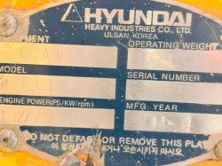 HYUNDAI ROBEX 130LC-3 TRACKED EXCAVATOR C/W BUCKET 