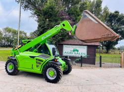 MERLO P27.6 TURBO TELEHANDLER *YEAR 2021* C/W PALLET TINES & BUCKET *VIDEO* 