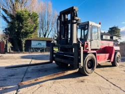 SVE TRUCK 15120 15 TON FORKLIFT C/W TINE POSITIONER & SIDE SHIFT *VIDEO*