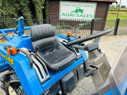 ISEKI LANDHOPE 145 4WD TRACTOR *ONLY 825 HOURS* C/W ROTOVATOR *VIDEO*