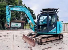 KOBELCO SK85MSR TRACKED EXCAVATOR *YEAR 2015, 4096 HOURS* C/W QUICK HITCH *VIDEO*