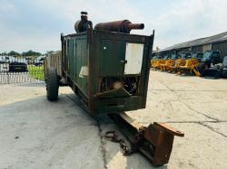 STAMFORD 300KVA SINGLE AXLE TOWABLE GENERATOR C/W CUMMINS ENGINE 