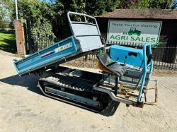 HANIX RTD100 TRACKED DUMPER C/W DROP SIDE BODY *VIDEO*