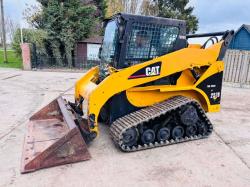 CATERPILLAR 257B TRACKED SKIDSTEER C/W FULLY GLAZED CABIN *VIDEO*