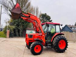 KUBOTA M5700 4WD TRACTOR *ROAD REGISTERED, 1792 HOURS* C/W LOADER & BUCKET *VIDEO*