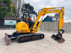 JCB 8060 TRACKED EXCAVATOR *ZERO SWING* C/W QUICK HITCH *VIDEO*