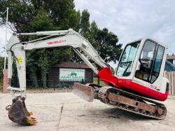 TAKEUCHI TB150C TRACKED EXCAVATOR C/W FRONT BLADE *VIDEO*