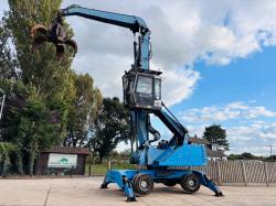 FUCHS HML340 HIG RISE CABIN MATERIAL HANDLER C/W ROTATING GRAB *VIDEO* 