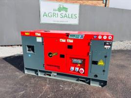 UNUSED ASHITER POWER AG3-30 30KVA GENERATOR 4 CYLINDER ENGINE *YEAR 2024*VIDEO*