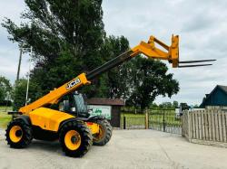 JCB 531-70 4WD TELEHANDLER * YEAR 2020, 3494 HOURS* C/W PALLET TINES *VIDEO*