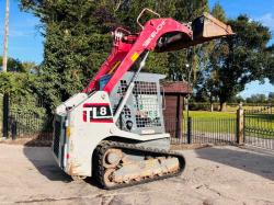 TAKEUCHI TL8 TRACKED SKIDSTEER *YEAR 2015, 3519 HOURS* C/W BUCKET *VIDEO*