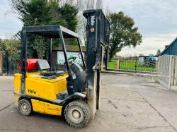  YALE GLP20 FORKLIFT *CONTAINER SPEC* C/W PALLET TINES & SIDE SHIFT *VIDEO*