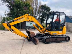 JCB 8060 TRACKED EXCAVATOR *ZERO SWING* C/W QUICK HITCH *VIDEO*