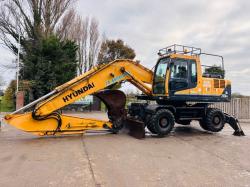 HYUNDAI 200W-7A 4WD WHEELED EXCAVATOR *ROAD REGISTERED* C/W QUICK HITCH *VIDEO*