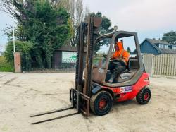 LINDE H25 DIESEL FORKLIFT *ENGINE SMOKES & HAS OIL LEAK*