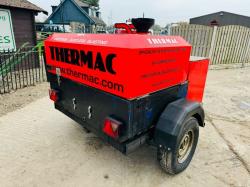 THERMAC PORTABLE SAND BLASTER C/W INGERSOL RAND COMPRESSOR & YANMAR ENGINE 