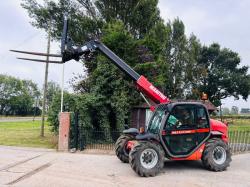 MANITOU MLT523 TURBO 4WD TELEHANDLER C/W PALLET TINES *VIDEO*