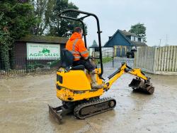 JCB MICRO TRACKED EXCAVATOR *YEAR 2020, ONLY 755 HOURS* C/W 2 X BUCKETS *VIDEO*