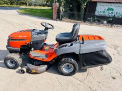 HUSQVARNA CTH175 RIDE ON MOWER C/W COLLECTION BOX 