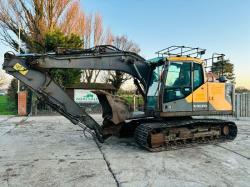 VOLVO EC140EL TRACKED EXCAVATOR *YEAR 2016, 5529 HOURS* C/W QUICK HITCH *VIDEO*