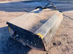 ROAD BRUSH C/W COLLECTION BUCKET TO SUIT SKIDSTEER 